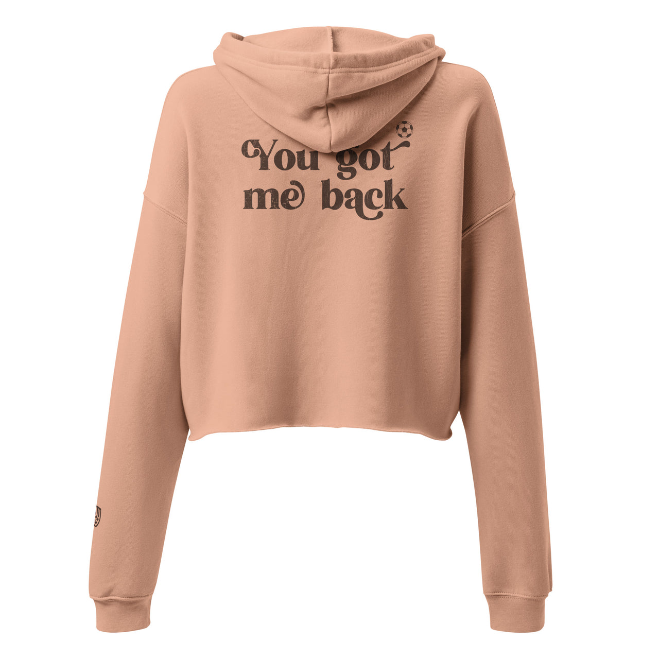 You Got Me Back (Women's Crop Hoodie)